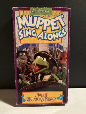 Muppet Sing Alongs Muppet Treasure Island VHS Video Tape 1996 Jim Henson EUC - Image 1 of 3