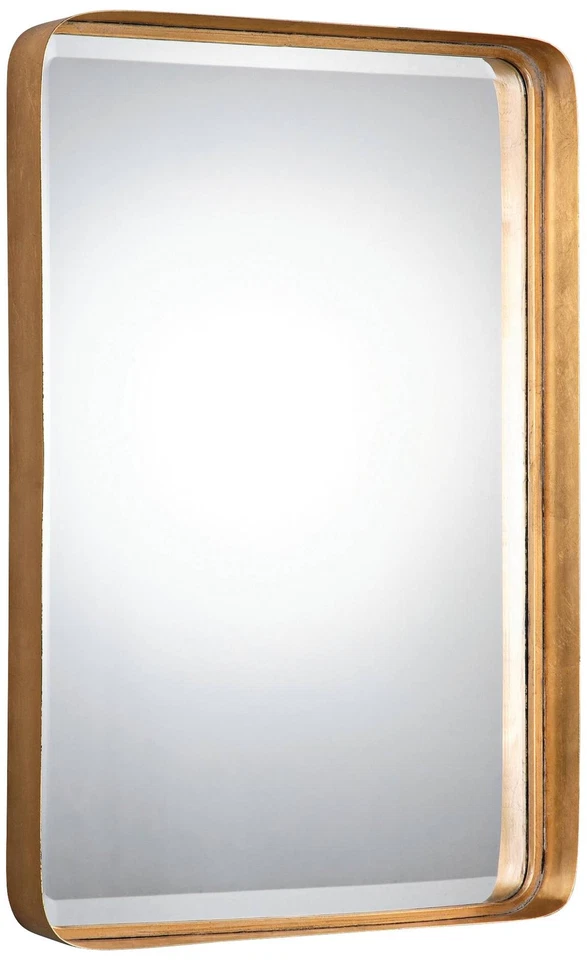 Crofton Gold Leaf 20 1/4" x 30 1/4" Wall Mirror - Image 1 of 1