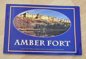 India booklet of 12 vintage postcards AMBER FORT - Picture 1 of 2