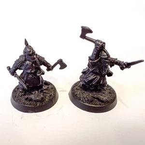 2x METAL Dwarf Iron Guard - undercoated & based, Lord of the Rings - GW LOTR new - Bild 1 von 2