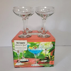 Pier 1 Cheers To You Set di 4 bicchieri da cocktail 6" 8,5 oz - Foto 1 di 3