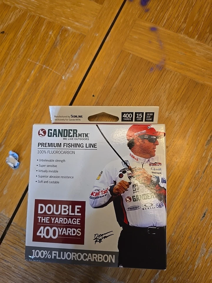 Línea de pesca Gander Mountain Premium 15 lb 400 yd 100 % fluorocarbono Foto 1 de 1