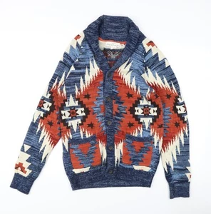 H&M Women's Multicoloured Aztec Cardigan M - Picture 1 of 12