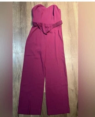 Комбинезон Lilly Pulitzer Rosalie без бретелек Amarena вишневый корсет топ новый с Ярлыками $238 размер 8 - Изображение 1 из 4