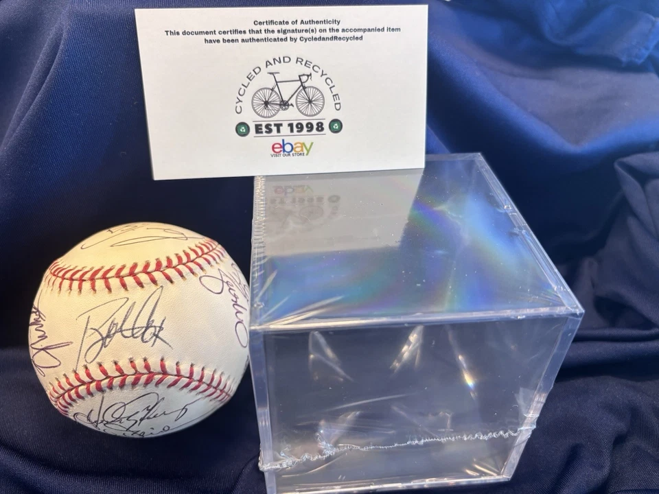 1998 1999 ATLANTA Braves TEAM SIGNED BASEBALL 20 Signatures Cox Glavine Smoltz + - Image 1 of 4