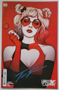 HARLEY QUINN #36 VARIANTE FRISON FIRMADA POR JENNY FRISON + CERTIFICADO DE AUTENTICIDAD DC 2024 casi nueva - Imagen 1 de 1
