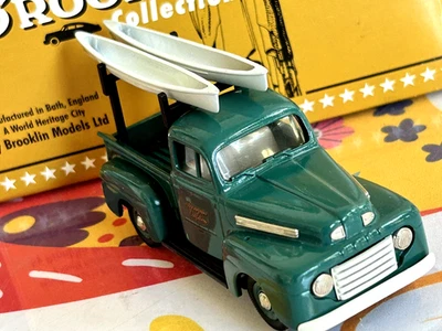 RARO BRK #76X FORD F1 camioneta pick-up y kayak barcos 1:43 le 1-de-315 sin usar, en caja Brooklin Foto 1 de 4