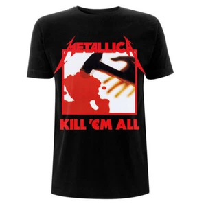 Metallica T Shirt Kill Em All Tracks Official Licensed Black Mens Metal Rock NEW - Picture 1 of 4