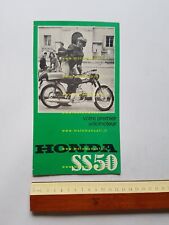 Honda Benly SS 50 M 1967 depliant originale francese