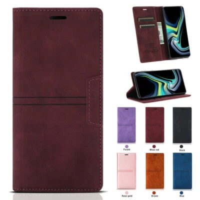 Flip Leather Wallet Phone Case For Samsung A56 A36 A23 A16 A50 A70 A73 A54 S24 - Image 1 of 4
