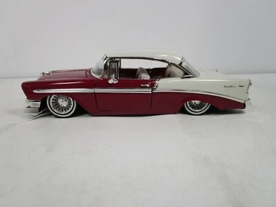 JADA 1/24 DUB CITY *RARO PÚRPURA/BLANCO* CHEVY BEL AIR 1956 *LEER* Foto 1 de 4