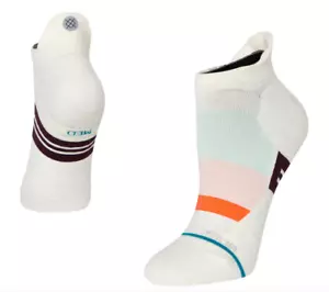 Calze Stance Donna Off White Tab Nylon Cuscino Fai una Pausa Performance M 8-10,5 - Foto 1 di 1