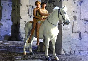 Martin Potter and Salvo Randone in Satyricon 1969 Photo Magnet 3"x5" - Picture 1 of 1