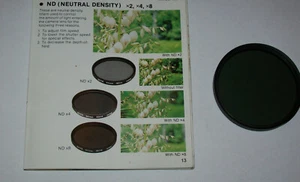 OLD NEW STOCK HOYA HMC 55MM NDX2 SCREW IN FILTER WITH CASE AND BOX-FREE SHIPPING - Picture 1 of 6