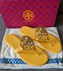  Tory Burch Metal Miller Soft Leather Sandal  PEACHY GOLD Size 8.5