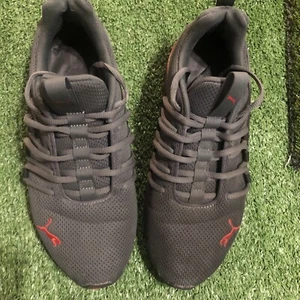 PUMA MEN'S AXELION CROSS TRAINER SHOES SNEAKERS GRAY SIZE 9 - Picture 1 of 15