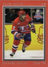 2008/09 Spokane Chiefs - RYAN LETTS