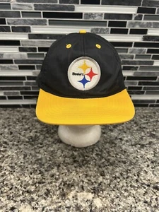 De colección Años 90 Gameday Drew Pearson Pittsburgh Steelers NFL Negro Snapback Gorra Gorra - Imagen 1 de 7