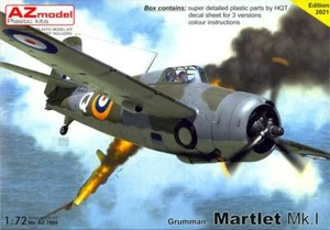 AZ Models 1/72 GRUMMAN MARTLET Mk-I British WWII Fighter - Picture 1 of 5