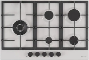 SCHOCK Professionelles PC75-Gaskochfeld mit 5 Brennern, mattschwarzen Soft-Tou - Bild 1 von 4