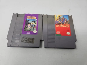 Nintendo NES Ultima Exodus & Legacy of the Wizard — 2-Game Lot - Picture 1 of 3