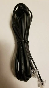 Foxconn E124936-B Telephone Cord Cable - Flat Style - 8 ft. - Picture 1 of 3