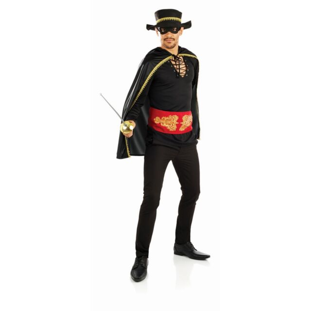 Fantasia Zorro Cosplay Adulto Masculino em Promoção na Americanas