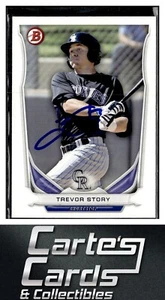 Trevor Story 2014 Bowman Draft #TP-74 Colorado Rockies TTM/IP Signed Autographed - Picture 1 of 2