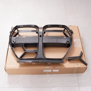 Carbon Fiber Front Grille CSL Style Bumper Grill For 21-24 BMW M3 G80 M4 G82 G83 - Picture 1 of 11