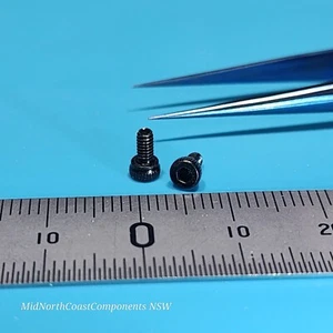 Micro M2 x 3mm Hex Socket Cap Head Screws 12.9 Umbrako Black Oxide Steel DIN912 - Picture 1 of 3