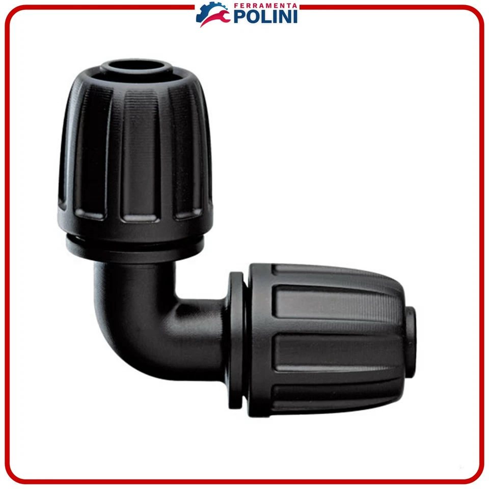 CLABER 99025/91025 RACCORDO AD ANGOLO PER TUBO 1/2" IRRIGAZIONE GIARDINO