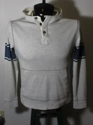 BANANA REPUBLIC Gray Thermal Long Sleeve Hoodie Size S - Image 1 of 4