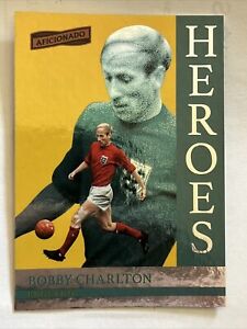 2016-17 Panini Aficionado Soccer Heroes Bobby Charlton #H-2 England