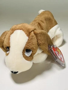 Ty Beanie Baby Tracker the Hound DOB  June 5, 1997 MWMT Free Shipping - Picture 1 of 6