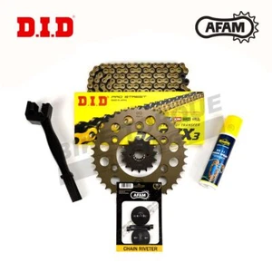 Kit de cadena y piñón dorado DID AFAM (520 CONV) se adapta a Yamaha FZR1000 Exup <1995 - Imagen 1 de 2