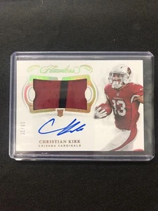 2018 Flawless CHRISTIAN KIRK RPA RC Auto 18/25 Cardinals True Rookie Patch Auto - Picture 1 of 2