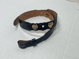 Cinturón Silver Creek Collection Corazón Concho Tooled Sin Hebilla Western Talla 28 Nuevo - Imagen 1 de 4