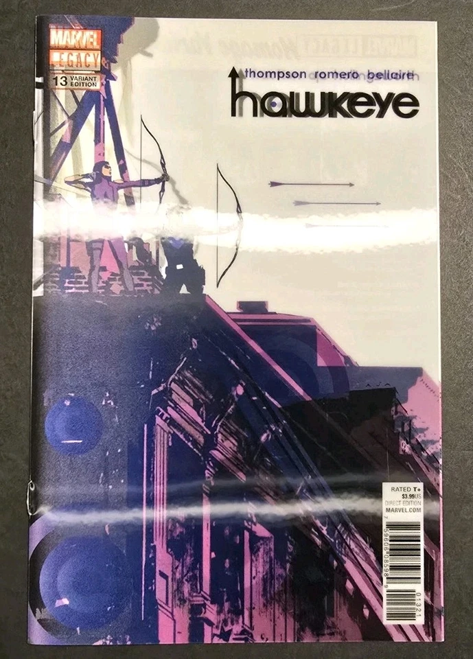 Hawkeye #13 Lenticular Homage Cover Variant (Marvel Comics February 2018)