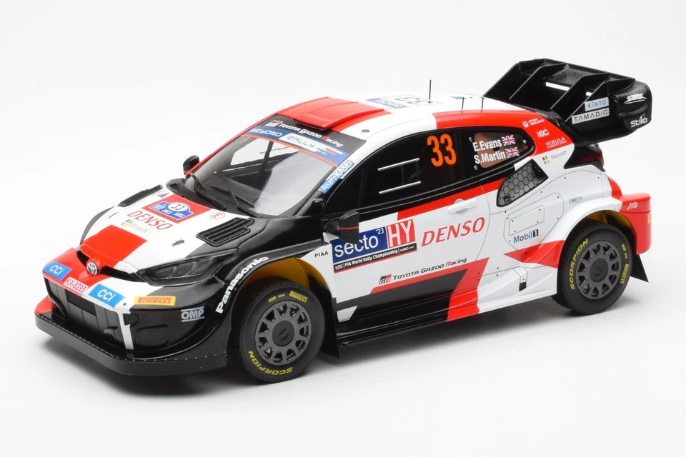 IXO 1/18 - TOYOTA GR YARIS RALLY1 HYBRID - RALLYE FINLAND 2023 18RMC174A