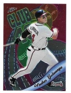 1999 TOPPS CHROME ANDRES GALARRAGA CLUB 40 ALL-ECTH #AE10 ATLANTA BRAVES - Picture 1 of 2
