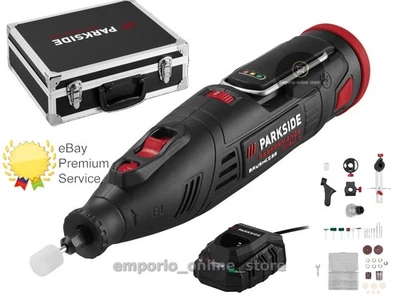 Levigatrice a penna Parkside PPFBSA 12 B2 smerigliatrice batteria 12V accessori - Immagine 1 di 4