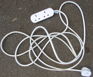 Cable de extensión de 2 enchufes 250V - Imagen 1 de 3