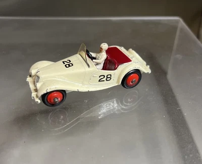 Vintage Dinky Toys White MG Midget 108 Meccano England  - image 1 of 4