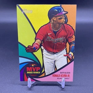 2024 Topps Heritage High Ronald Acuna Jr MVP Award Winner Atlanta Braves #2 - Picture 1 of 2