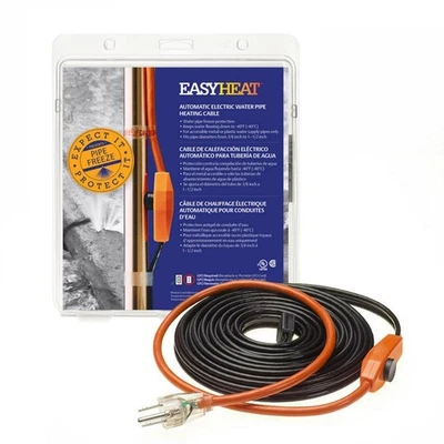 Easy Heat AHB-124 168W Electric Water Pipe Freeze Protect Heating Cable 24 ft. - Image 1 of 2