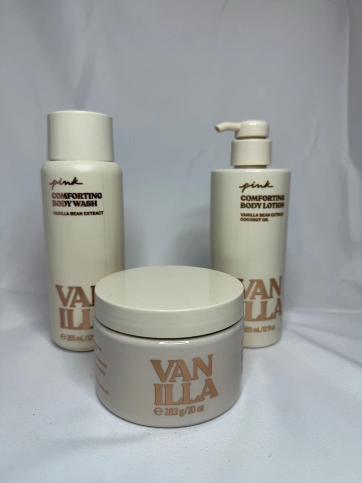 Set de regalo vainilla VS PINK Body Bundle nuevo tamaño completo edición limitada look Foto 1 de 3