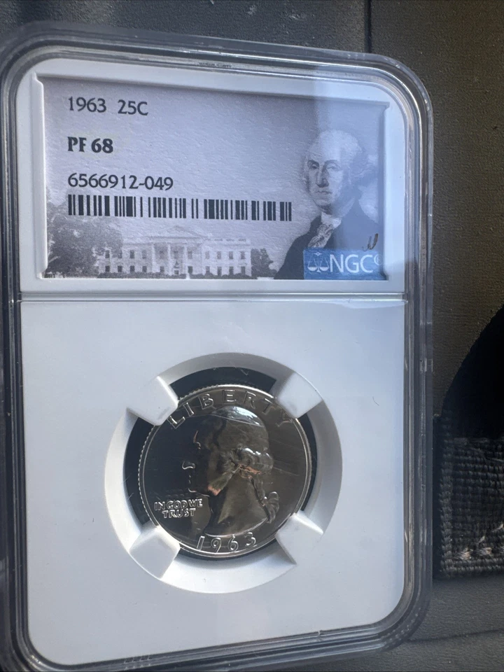 1963 25c PF 68 Washington quarter - Image 1 of 2