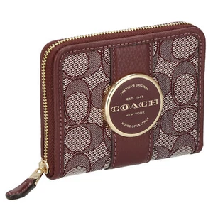 Coach Women�fs bi-fold C8323 IMMZI LONNIE SMALL ZIP AROUND Newarticle - Picture 1 of 3