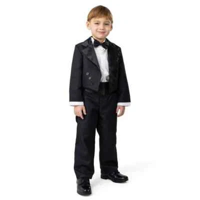 Dress Up America Butler Costume for Kids - Black Tuxedo costume Set - Image 1 of 3
