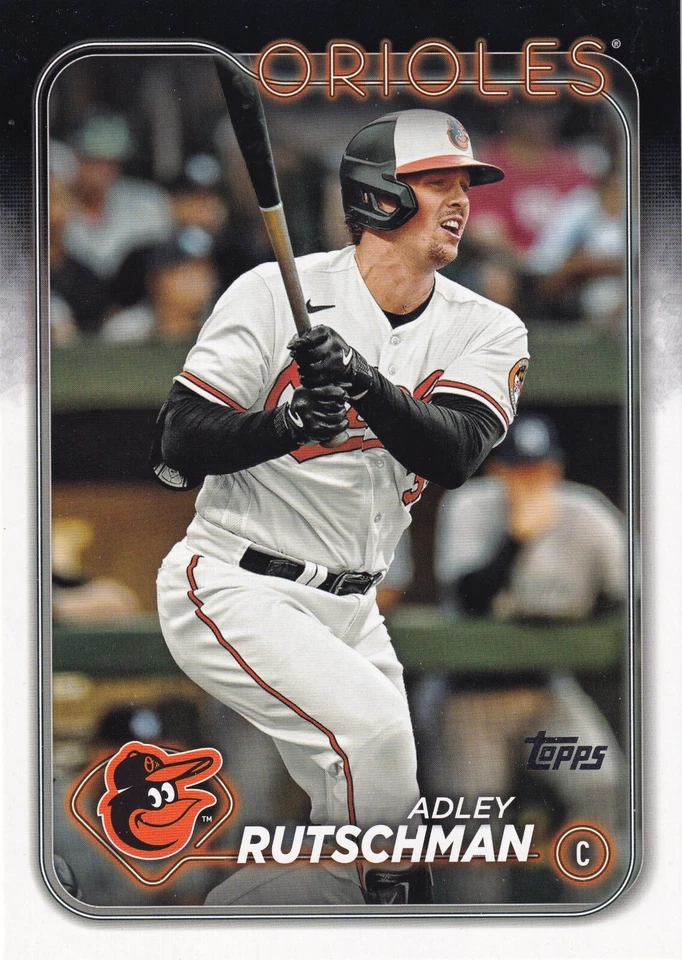 2024 Topps Oversized OTB-16  Adley Rutschman and 2023 Topps US158 Brett Baty - Image 1 of 4